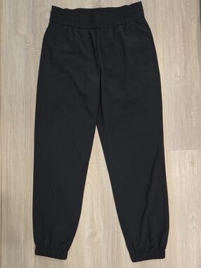 Banana Republic Black Elastic-Waist Jogger Pants